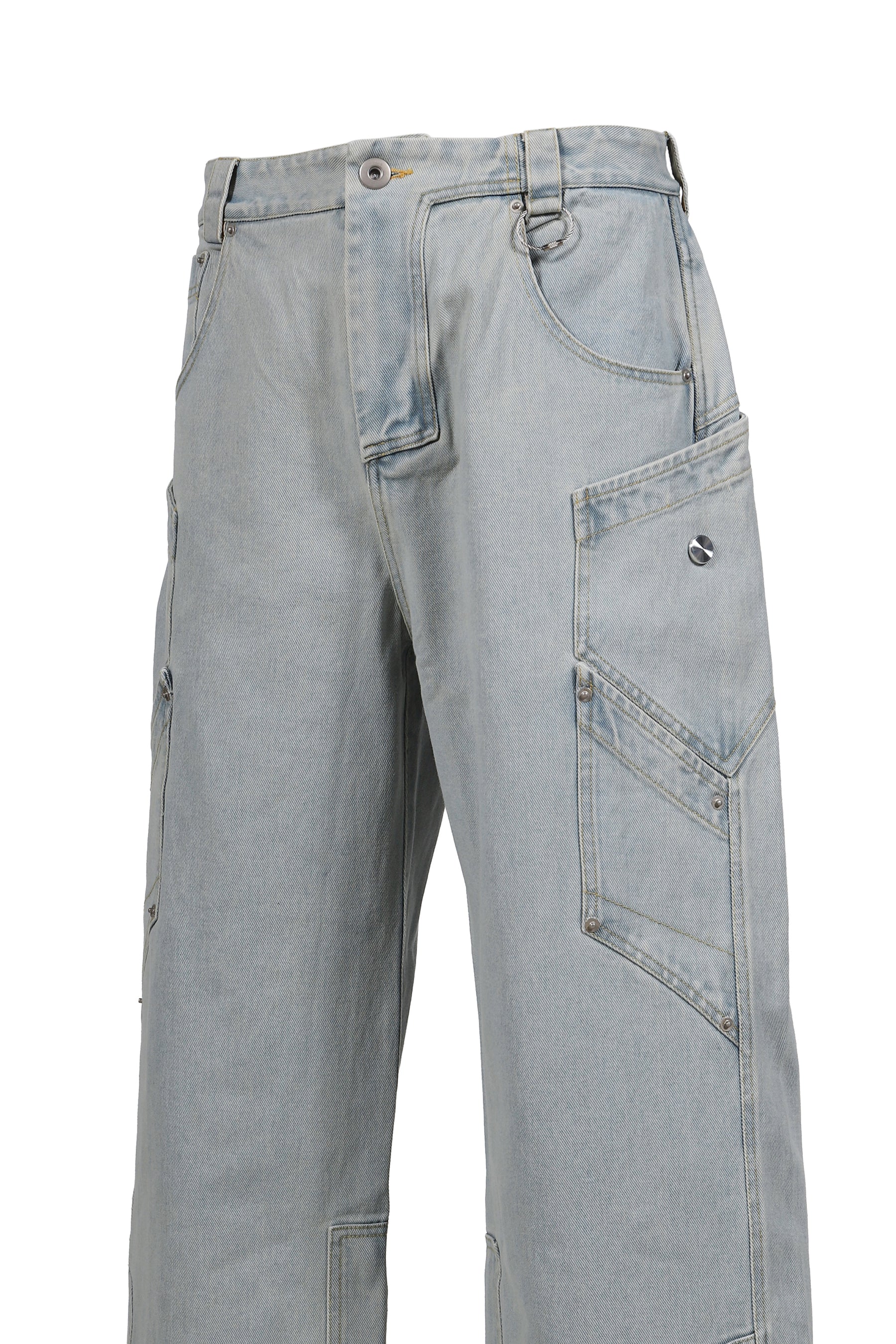 POKETTO RELAXED JEANS / LT. BLU 