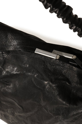 BALLADEUR CROSSBODYLEATHER BAG / NOIR