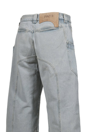 POKETTO RELAXED JEANS / LT. BLU 