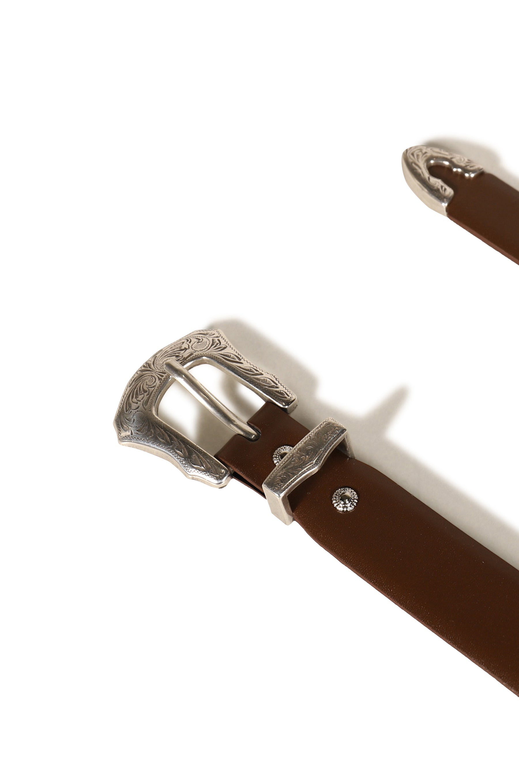 DOUBLE BUCKLE BELT / BRW