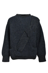 3D CABLE KNIT / MD81_19 ANTRACITE 