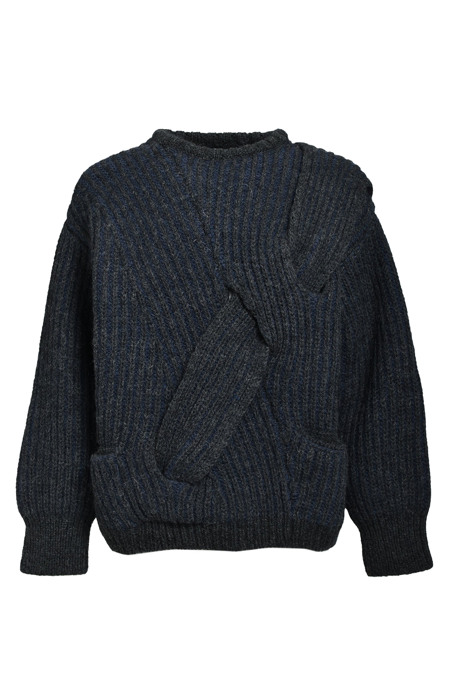 3D CABLE KNIT / MD81_19 ANTRACITE 