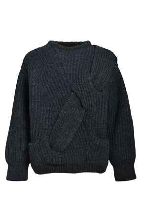 3D CABLE KNIT / MD81_19 ANTRACITE 