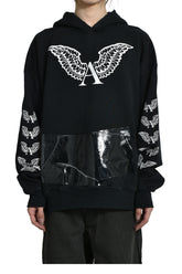 MELT LOCK LOGO HOODIE / VTG BLK 