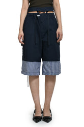 BAGGY CARGO SHORTS / BLU
