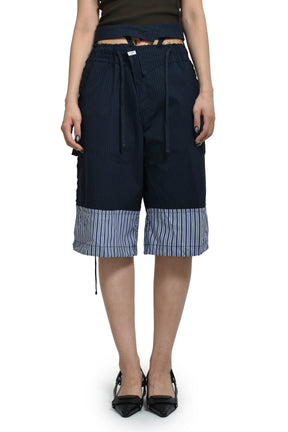 BAGGY CARGO SHORTS / BLU