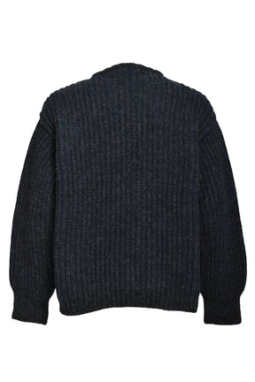 3D CABLE KNIT / MD81_19 ANTRACITE 