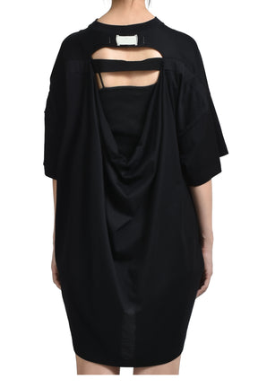 OPEN BACK DRESS / BLACK 