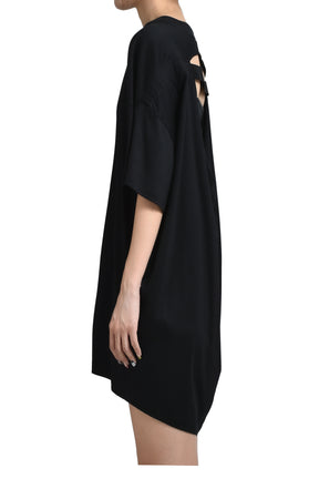 OPEN BACK DRESS / BLACK 