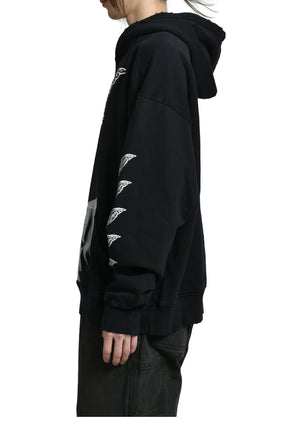 MELT LOCK LOGO HOODIE / VTG BLK 