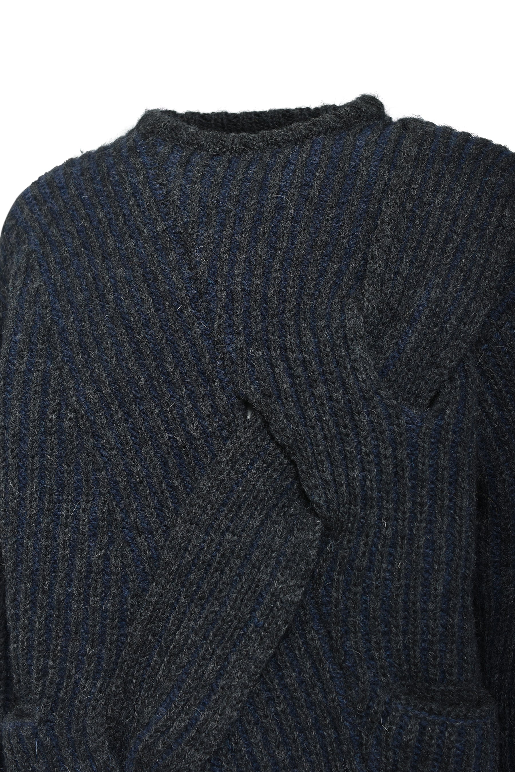 3D CABLE KNIT / MD81_19 ANTRACITE 