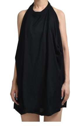 OPEN BACK DRESS / BLACK 