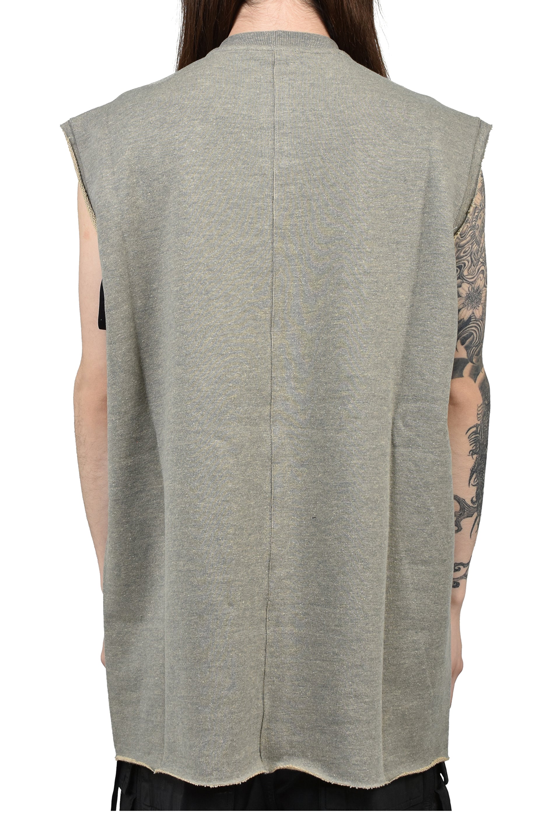 rick owens tarp Rick Owens DRKSHDW SS26 TARP T / GRY MELANGE