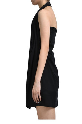 OPEN BACK DRESS / BLACK 