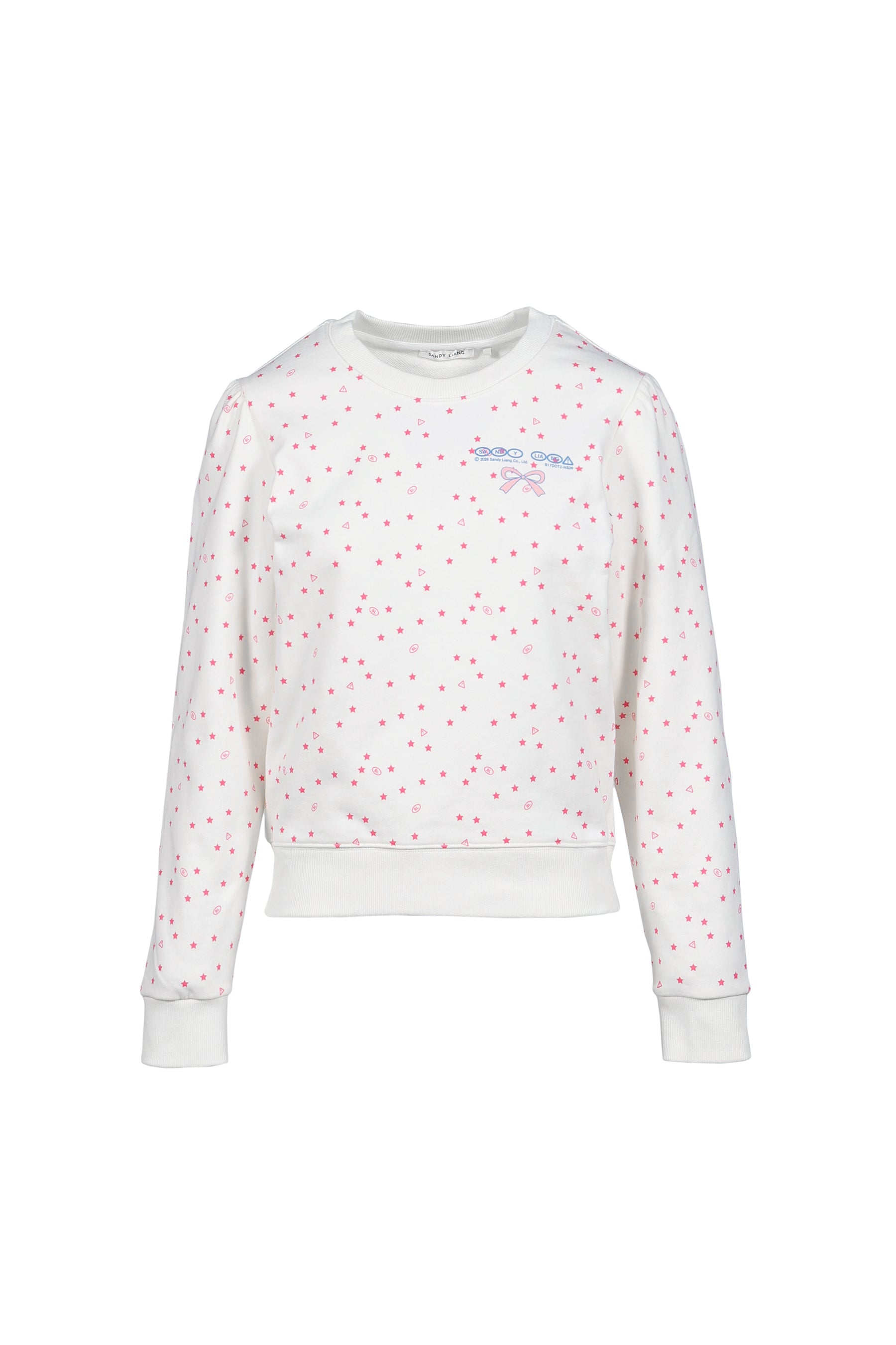 POLKA SWEATSHIRT / WHT