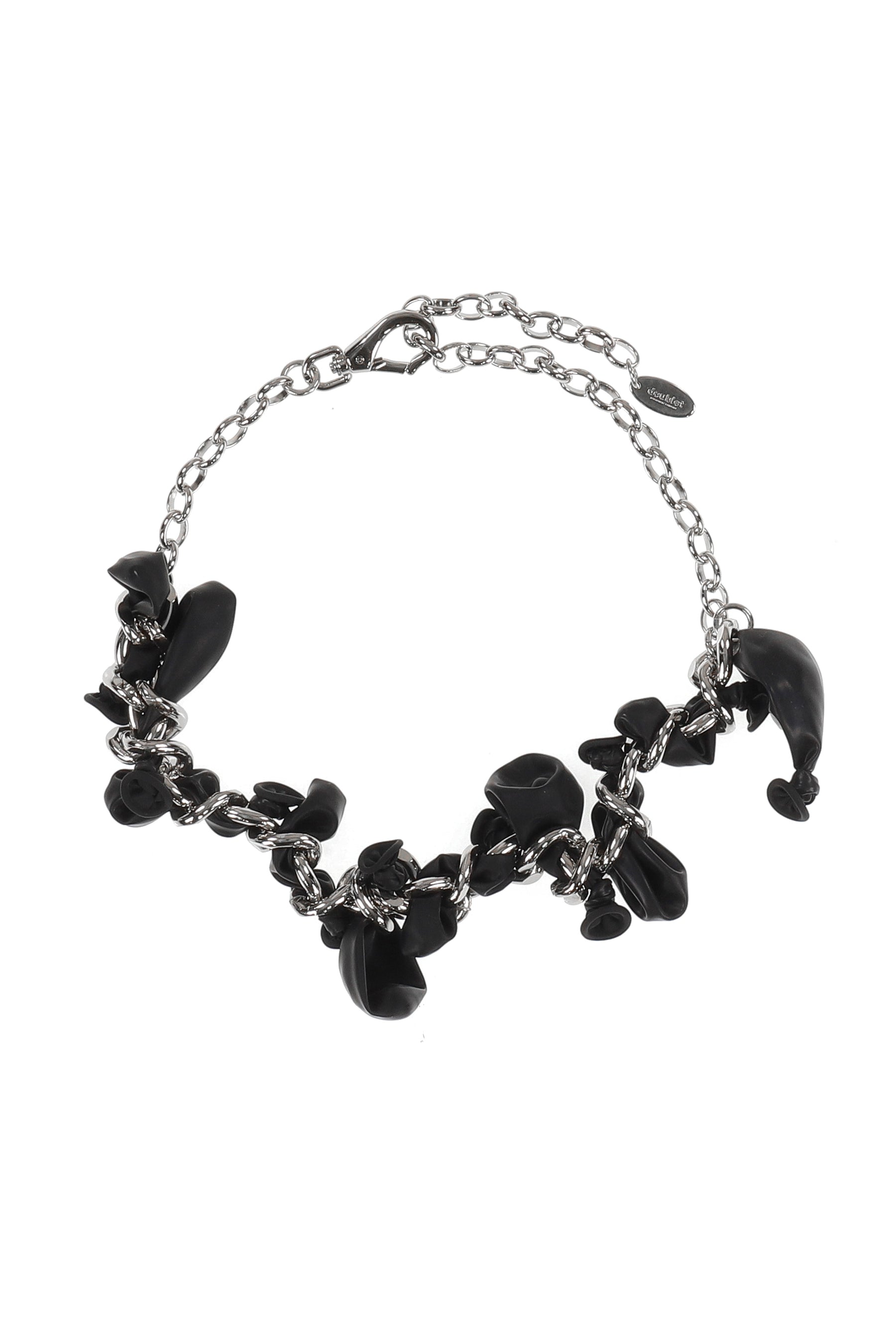 BALLOON CHAIN NECKLACE / SIL