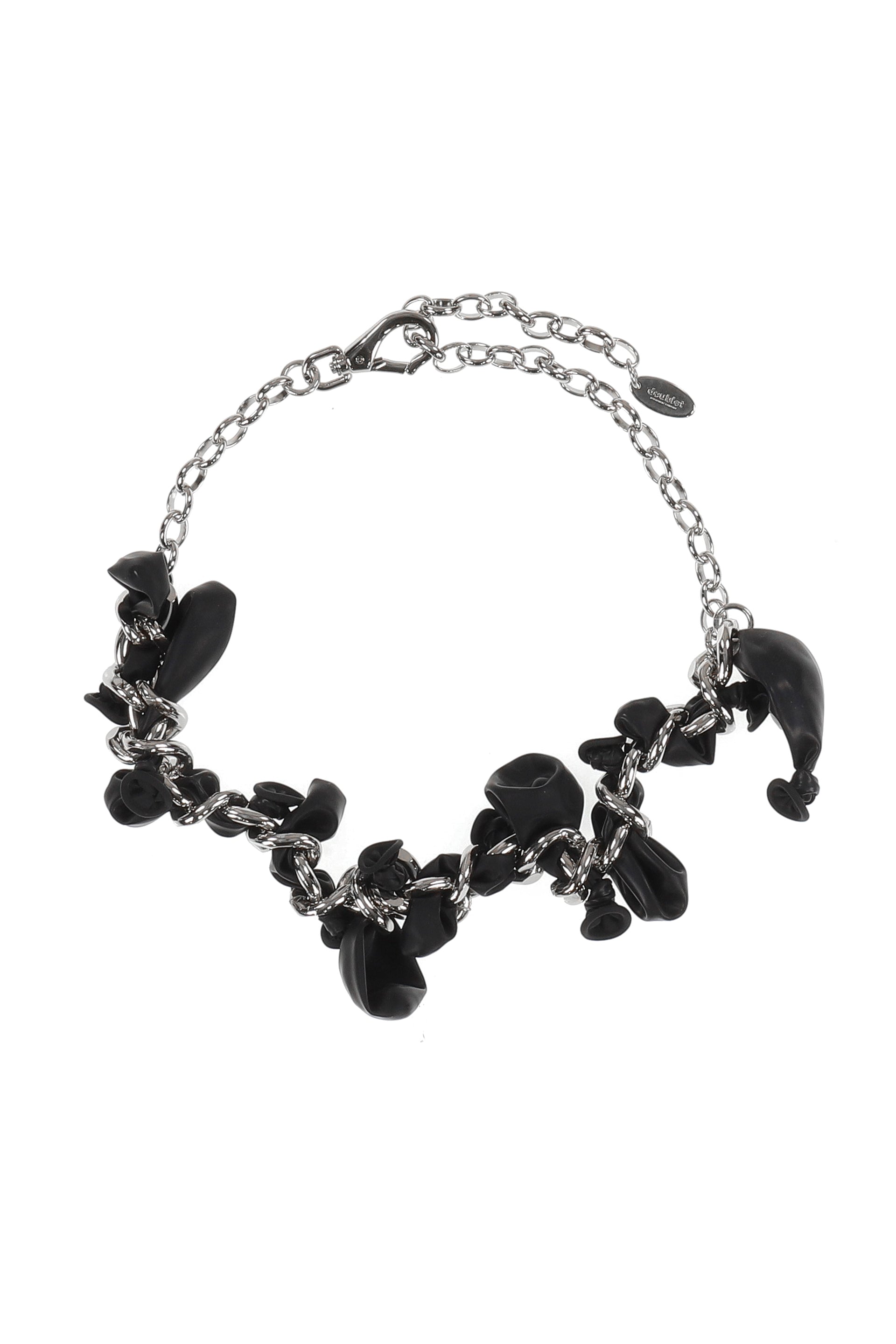 BALLOON CHAIN NECKLACE / SIL