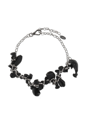 BALLOON CHAIN NECKLACE / SIL