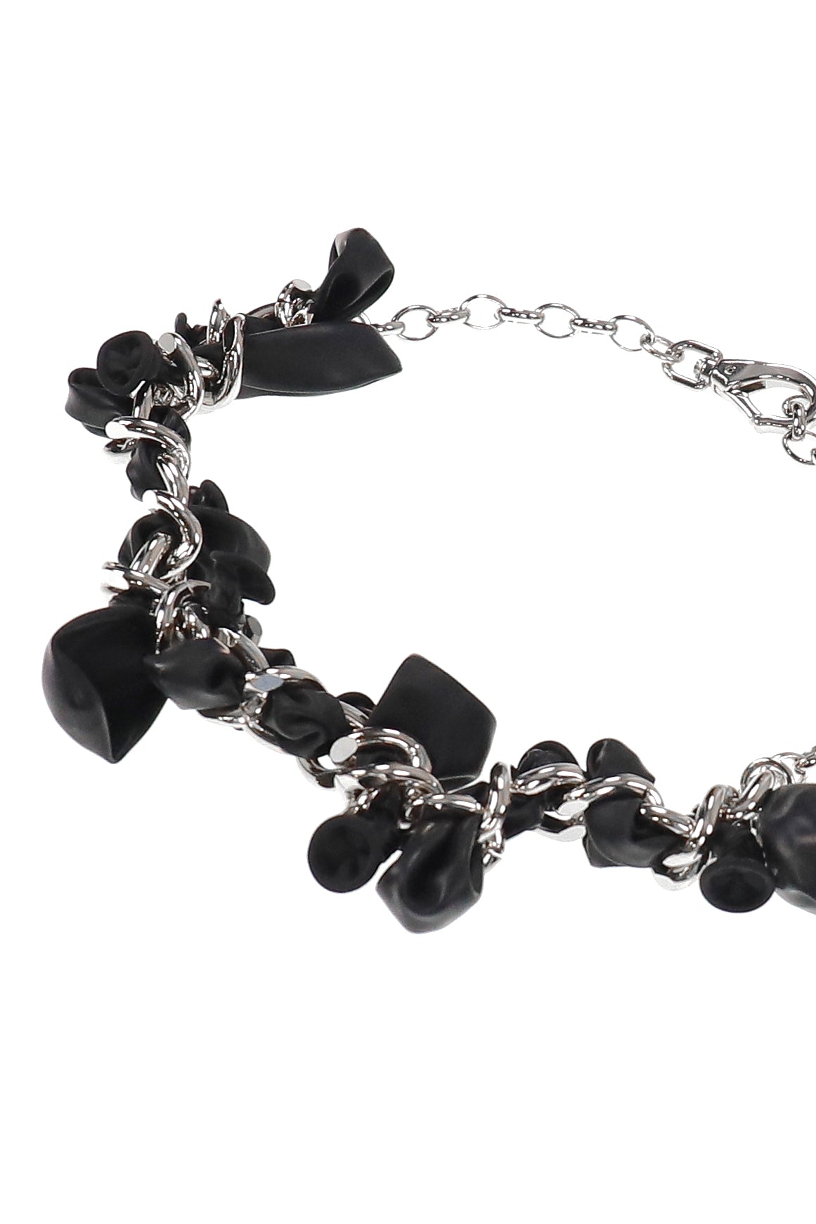 BALLOON CHAIN NECKLACE / SIL
