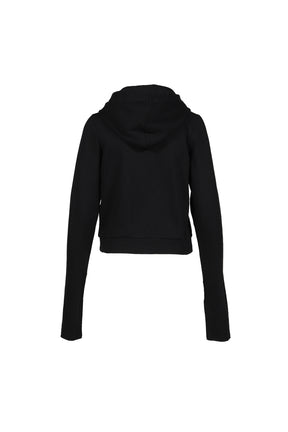 LIGHTWEIGHT CROPPED ZIP-UP / BLK