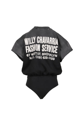 FASHION SERVICES  DIABLA BODYSUIT / BLK