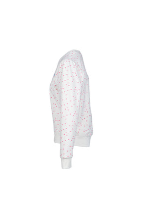 POLKA SWEATSHIRT / WHT