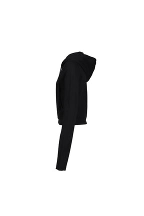 LIGHTWEIGHT CROPPED ZIP-UP / BLK