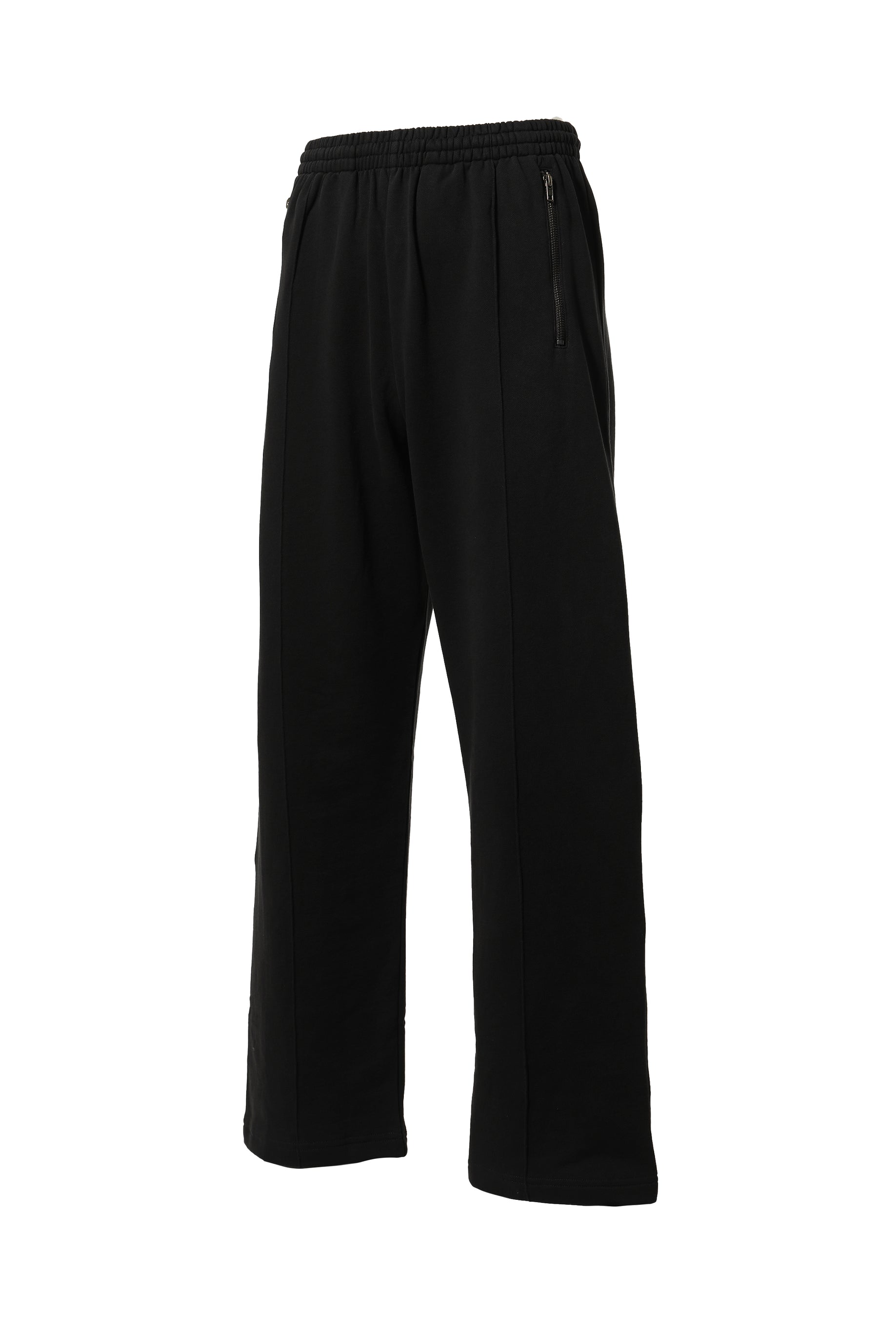 WILLY CHAVARRIA FW23 PINTUCK SWEAT PANTS / SOLID BLK -NUBIAN