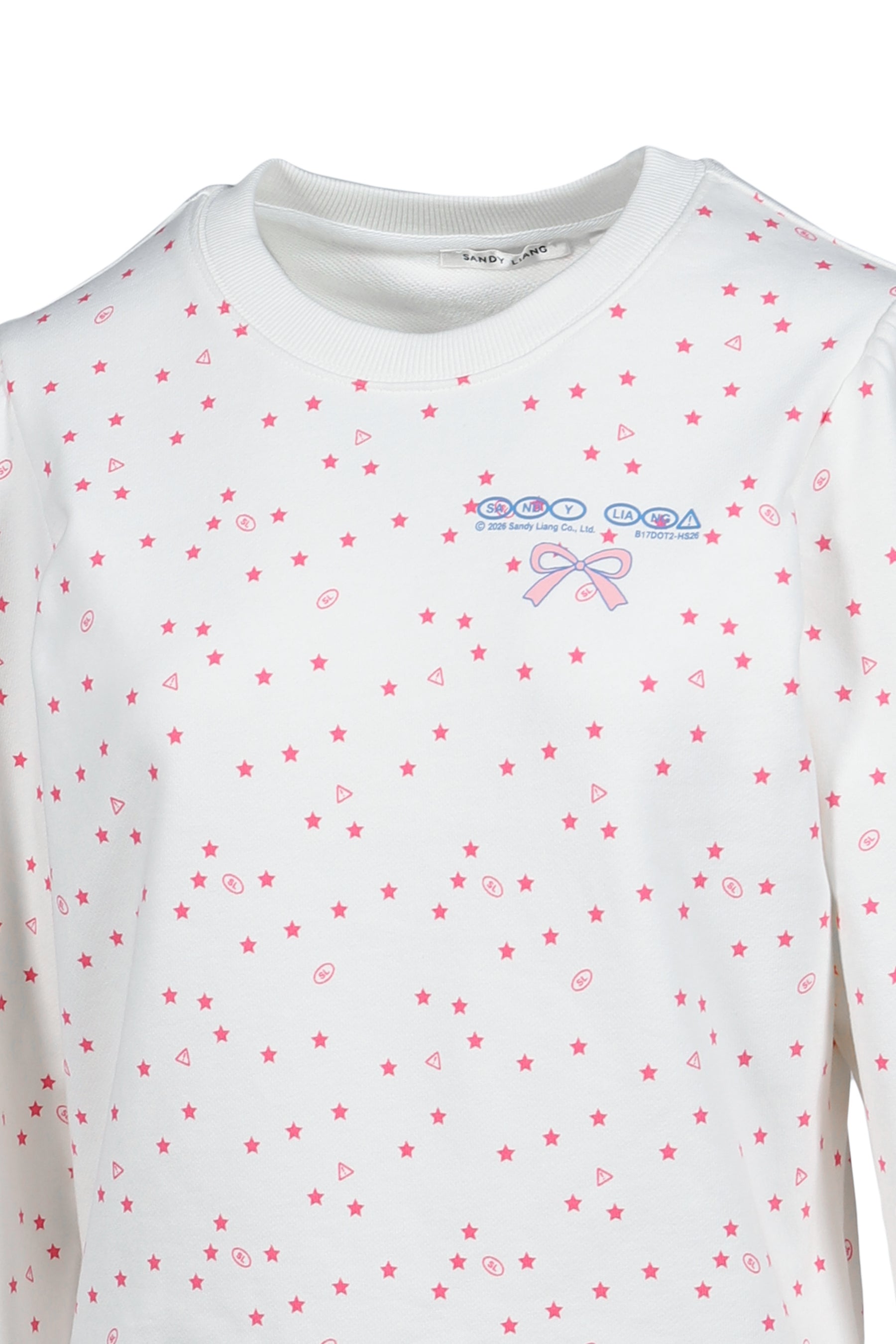 POLKA SWEATSHIRT / WHT