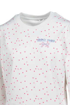 POLKA SWEATSHIRT / WHT