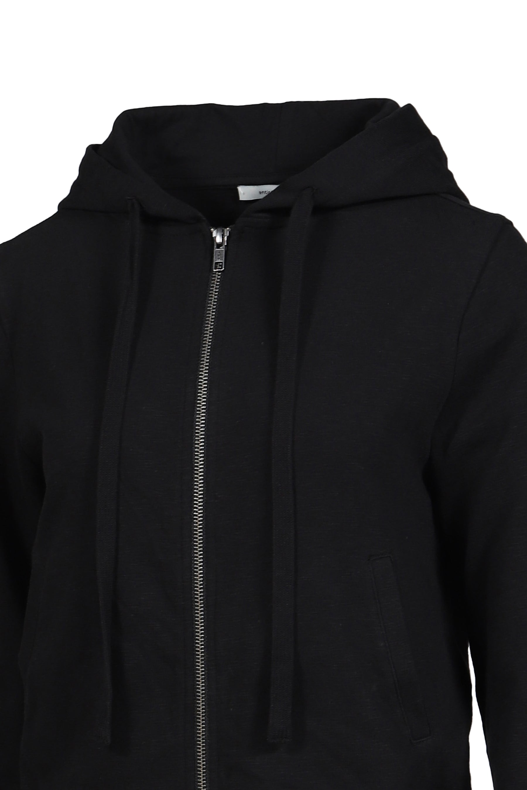 LIGHTWEIGHT CROPPED ZIP-UP / BLK