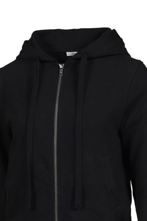 LIGHTWEIGHT CROPPED ZIP-UP / BLK