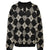 DIAMOND KNIT POLO SHIRT / BLK
