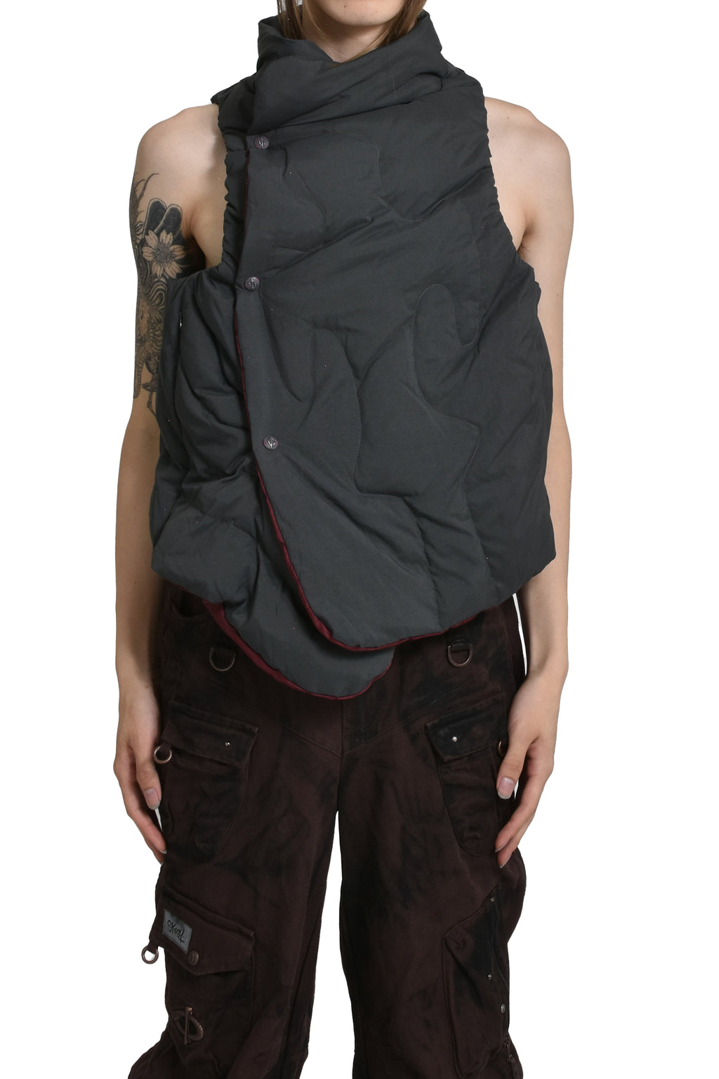 SKOOT スクート FW24 NOCTURNE VEST PADDING / BLK - NUBIAN