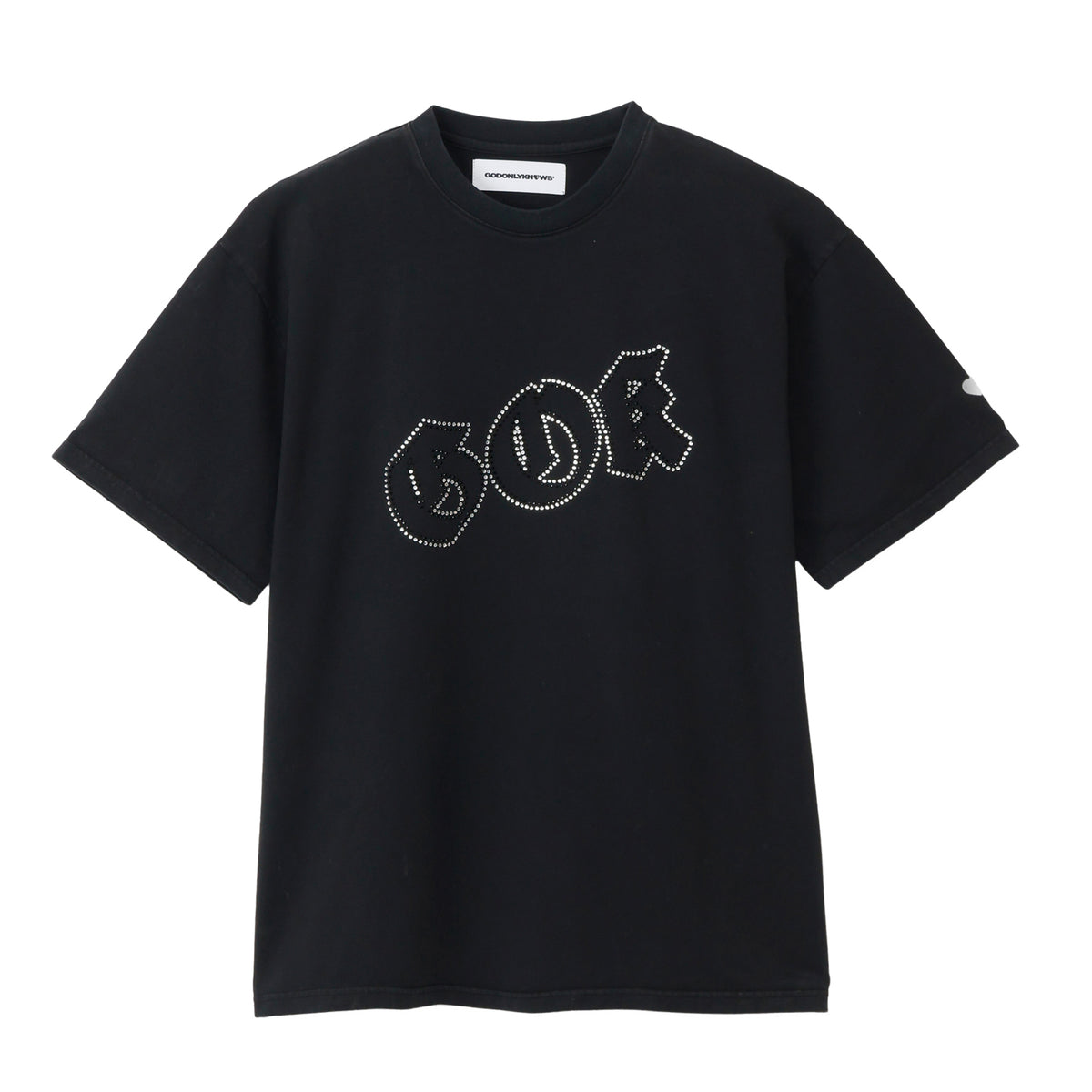GOD ONLY KNOWS Tシャツ ブラック GOD ONLY KNOWS ゴッド オンリー ノウズ NUBIAN限定アイテム RHINE