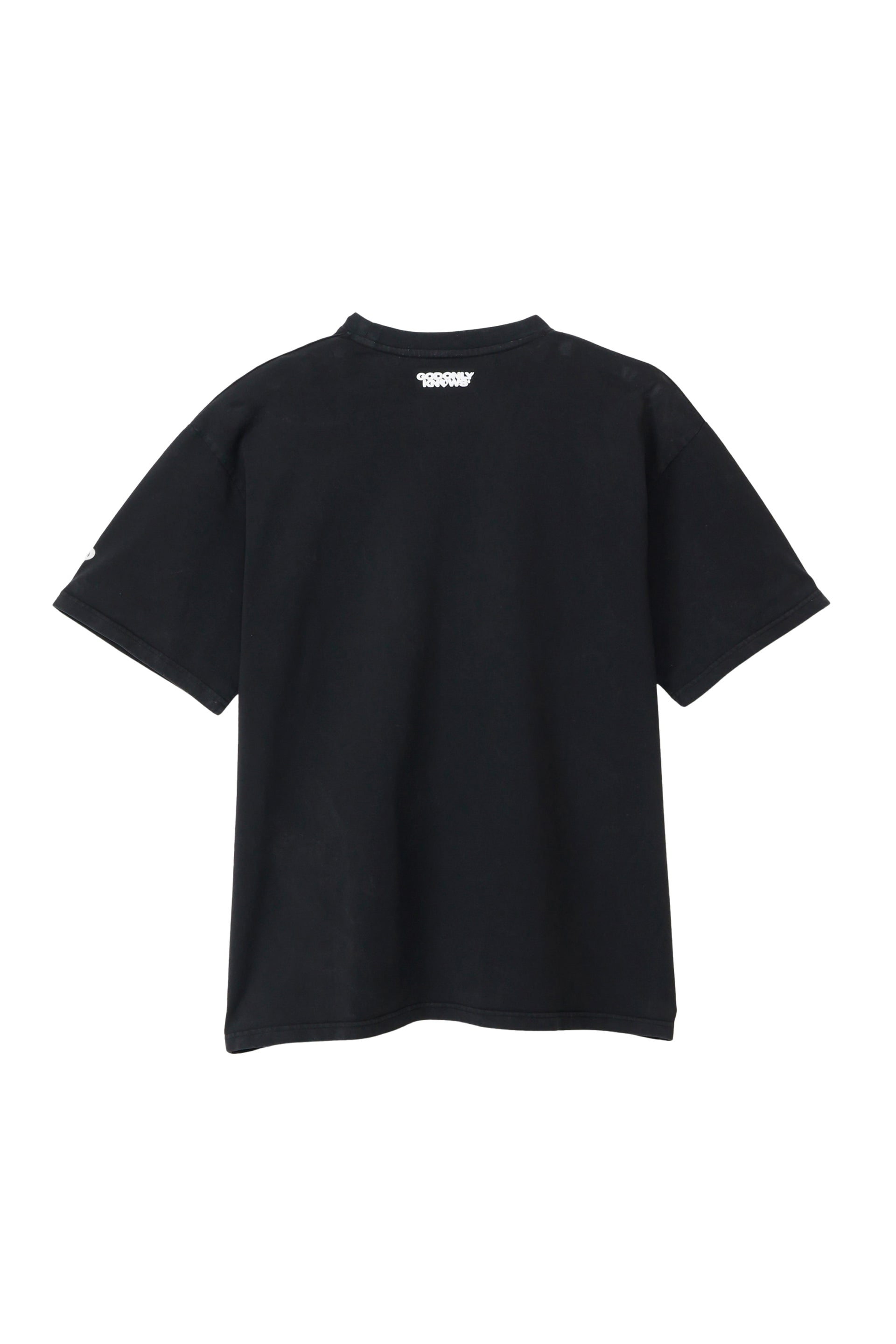 RHINE STONE TEE (EXCLUSIVE) / BLK