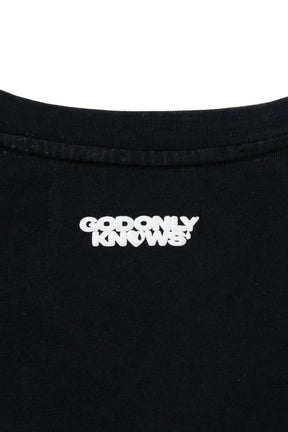 RHINE STONE TEE (EXCLUSIVE) / BLK