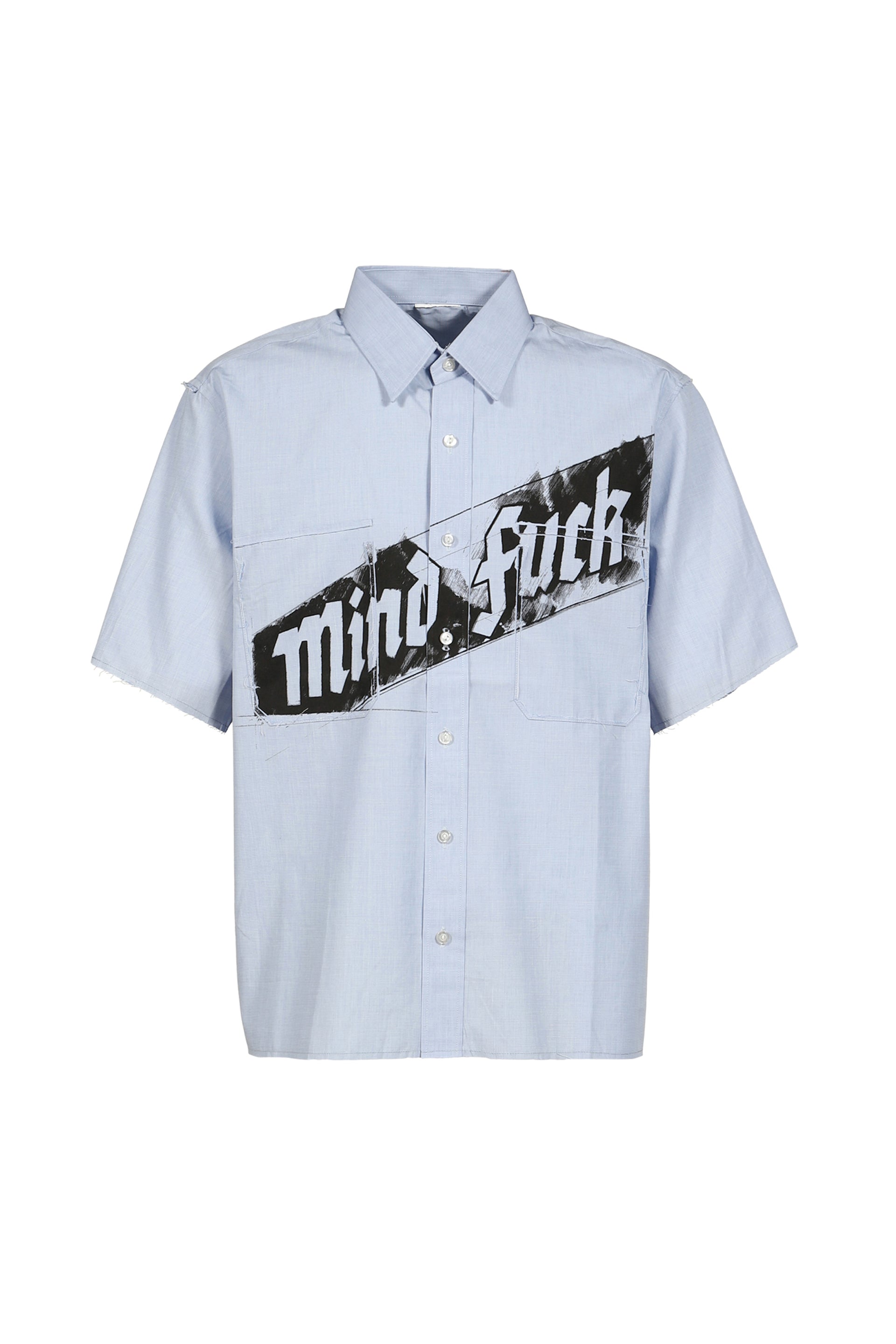 MINDFUCK MILITARY SHIRT / LIGHT BLU