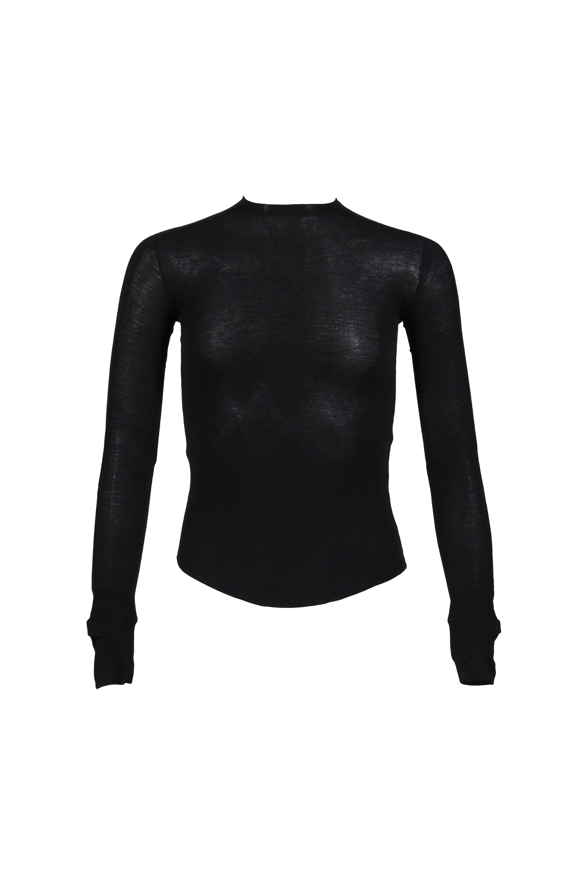 ANGEL WOOL TOP / BLK