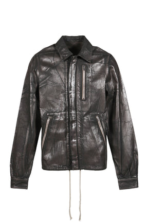 CONCEALED ZIPFRONT JKT / BRONZE