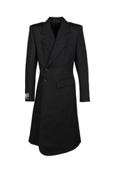 OVERSIZED TAILORED COAT / BLK