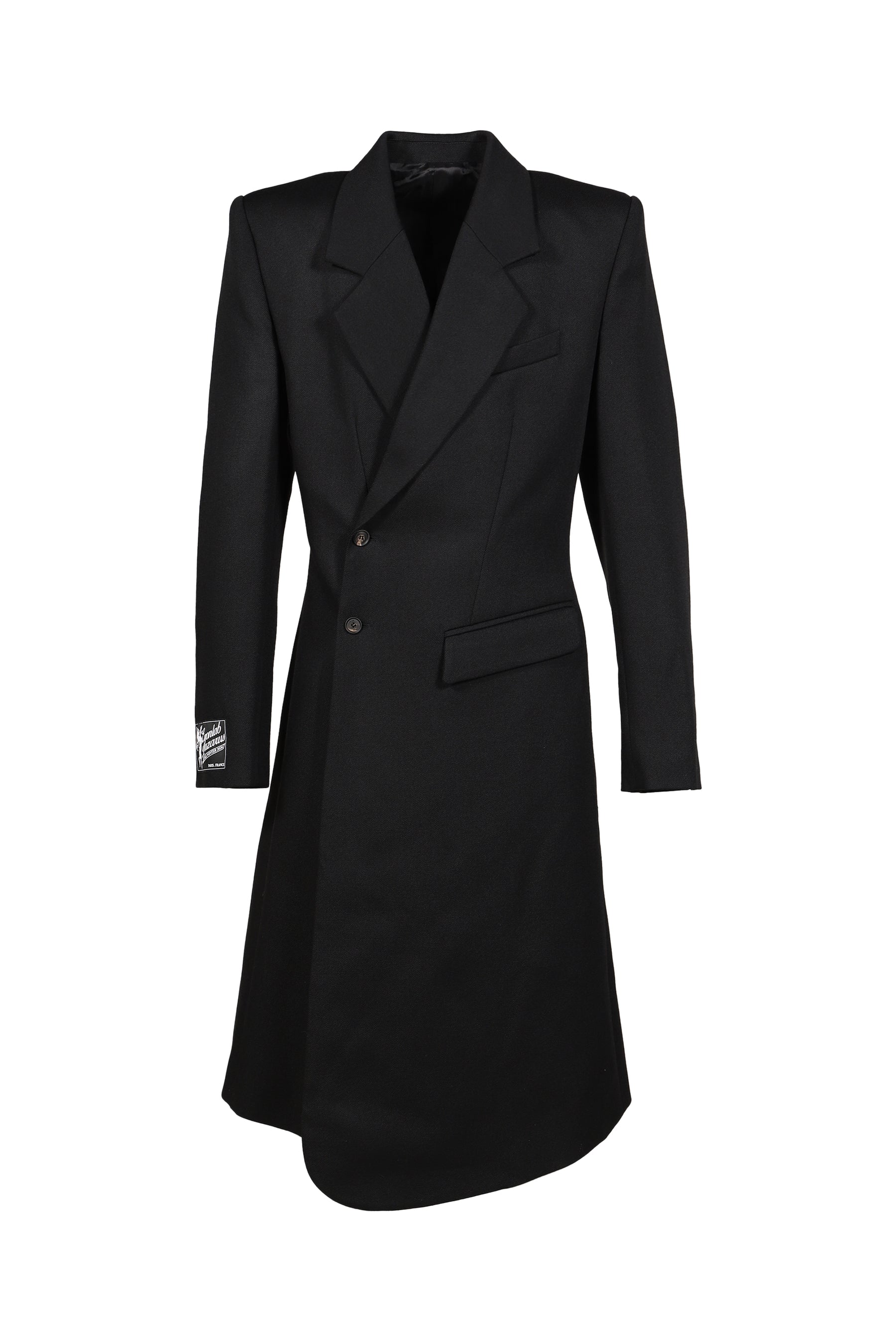 OVERSIZED TAILORED COAT / BLK