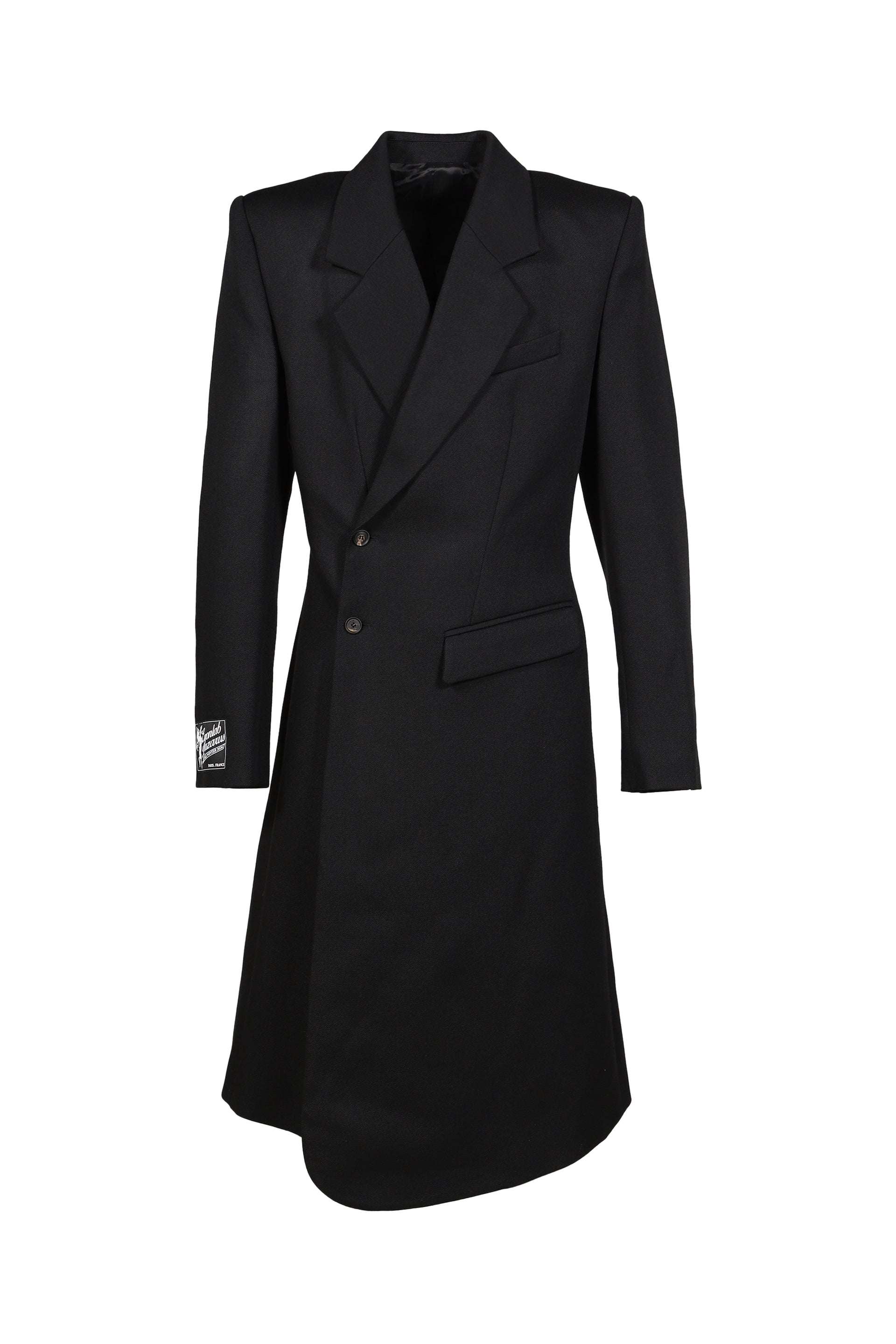 OVERSIZED TAILORED COAT / BLK