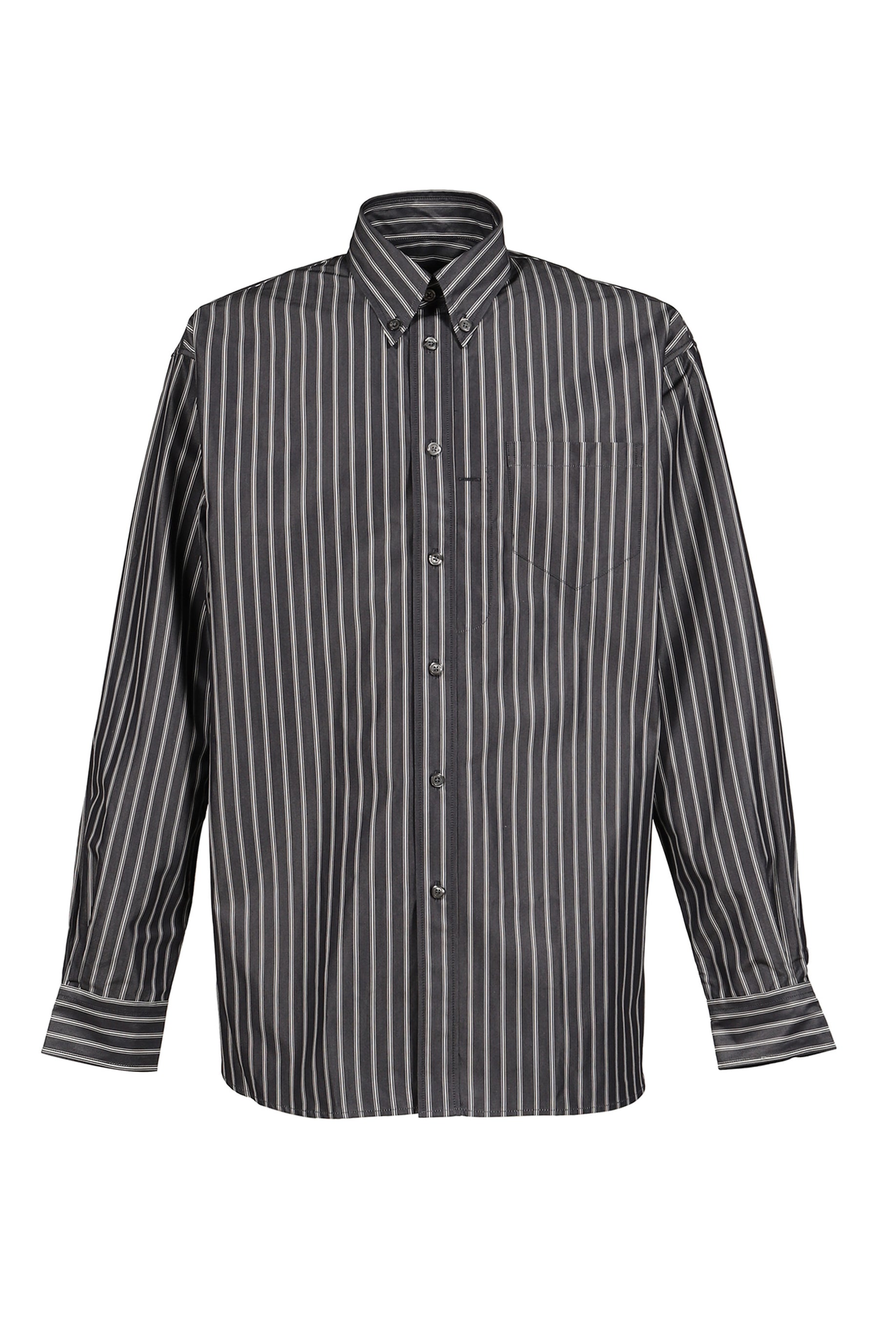 VETERANO SHIRT / BLK/WHT STRIPE