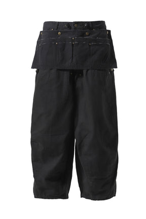 H.D. PANT - APRON - 11OZ COTTON OXFORD / BLK