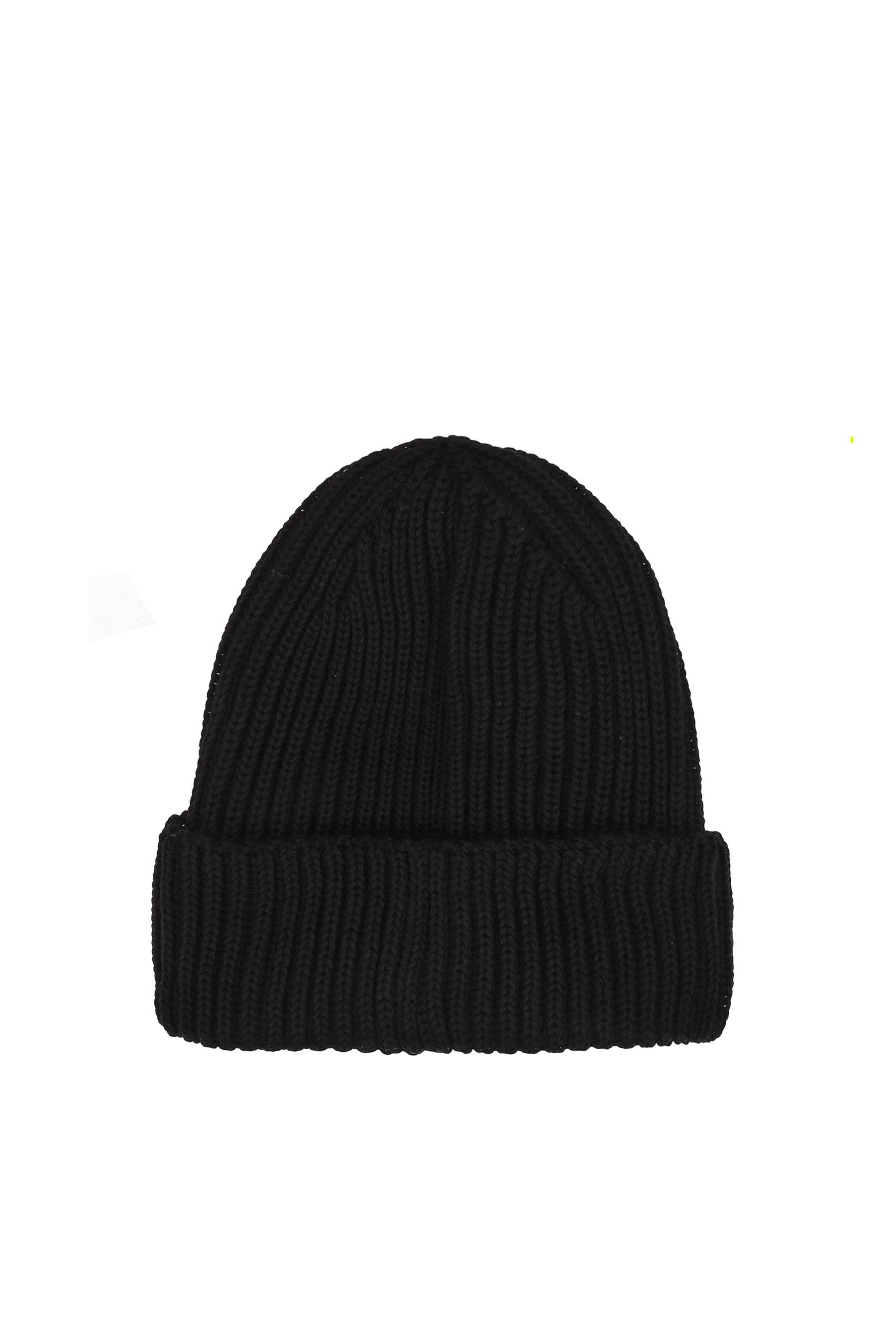 ACC KNIT CAP IN EF WOOL / BLK