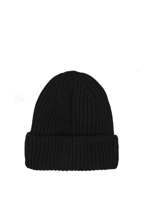 ACC KNIT CAP IN EF WOOL / BLK