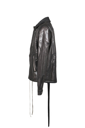 CONCEALED ZIPFRONT JKT / BRONZE