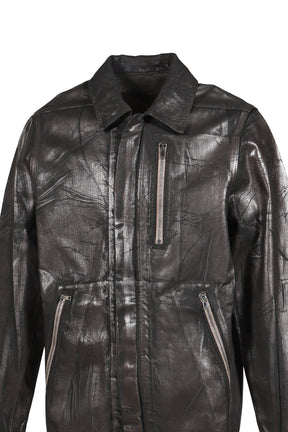 CONCEALED ZIPFRONT JKT / BRONZE