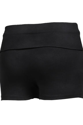 DISTRESSED PRINT DRAWSTRING ATHLETIC SHORTS / BLK